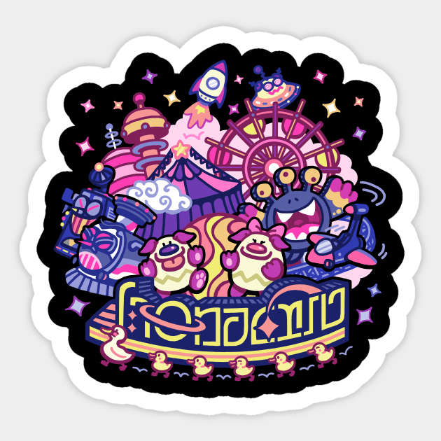 Forgotten Wonderland Sticker by carldoonan